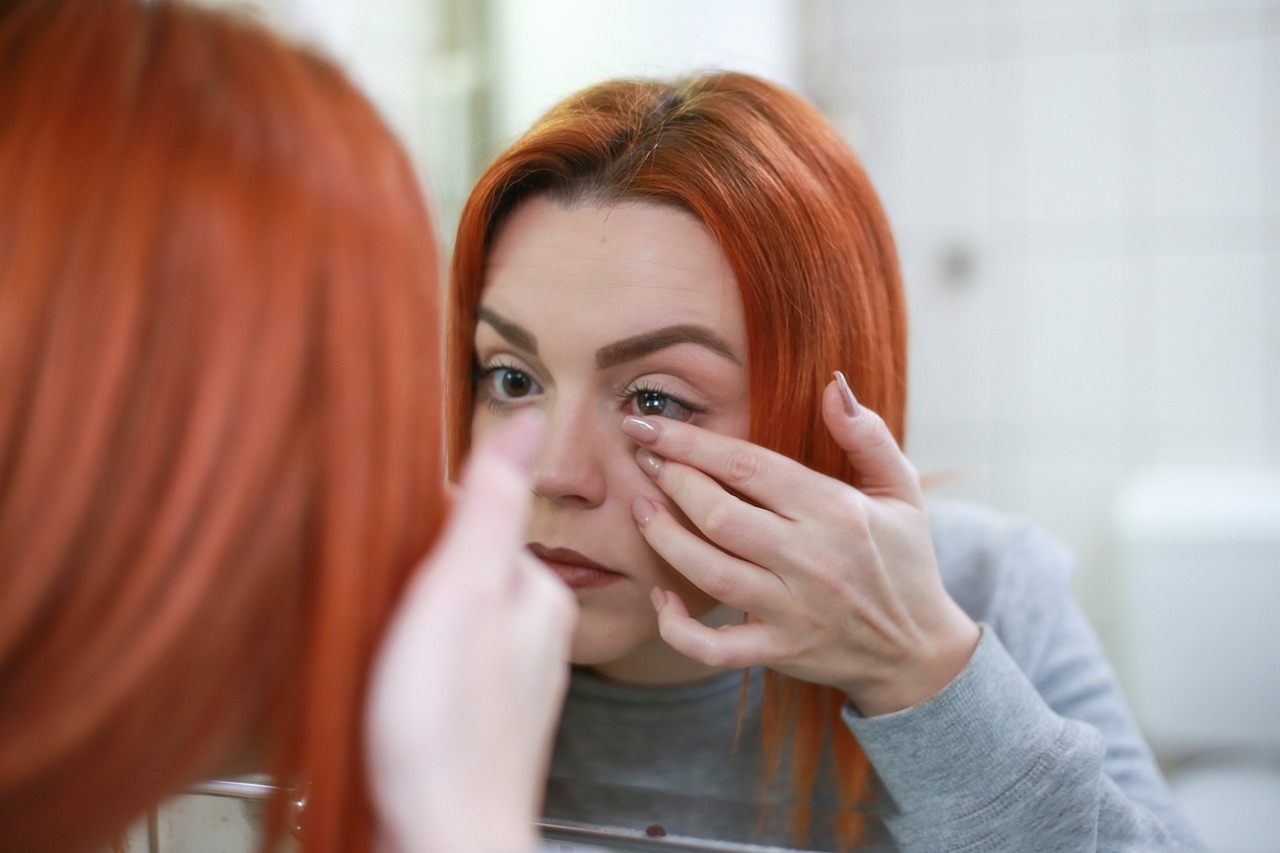 Une lentille de contact à usage quotidien