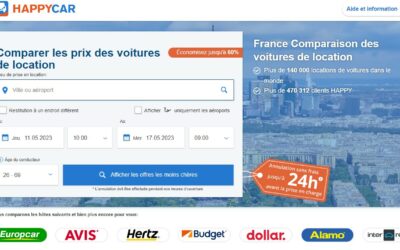 Happycar : Réservez une location de voiture à prix abordable pour voyager selon vos envies