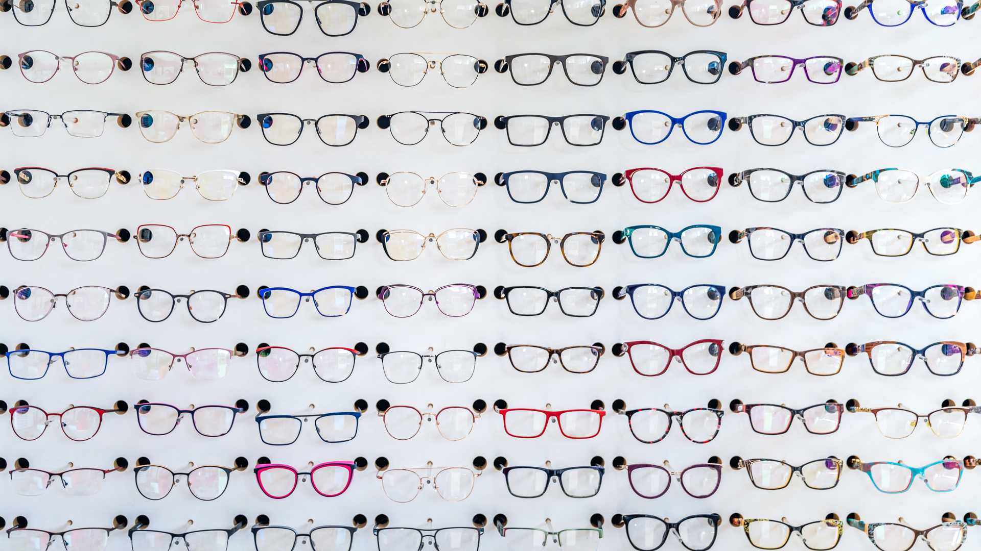 Lunettes de vue en magasin